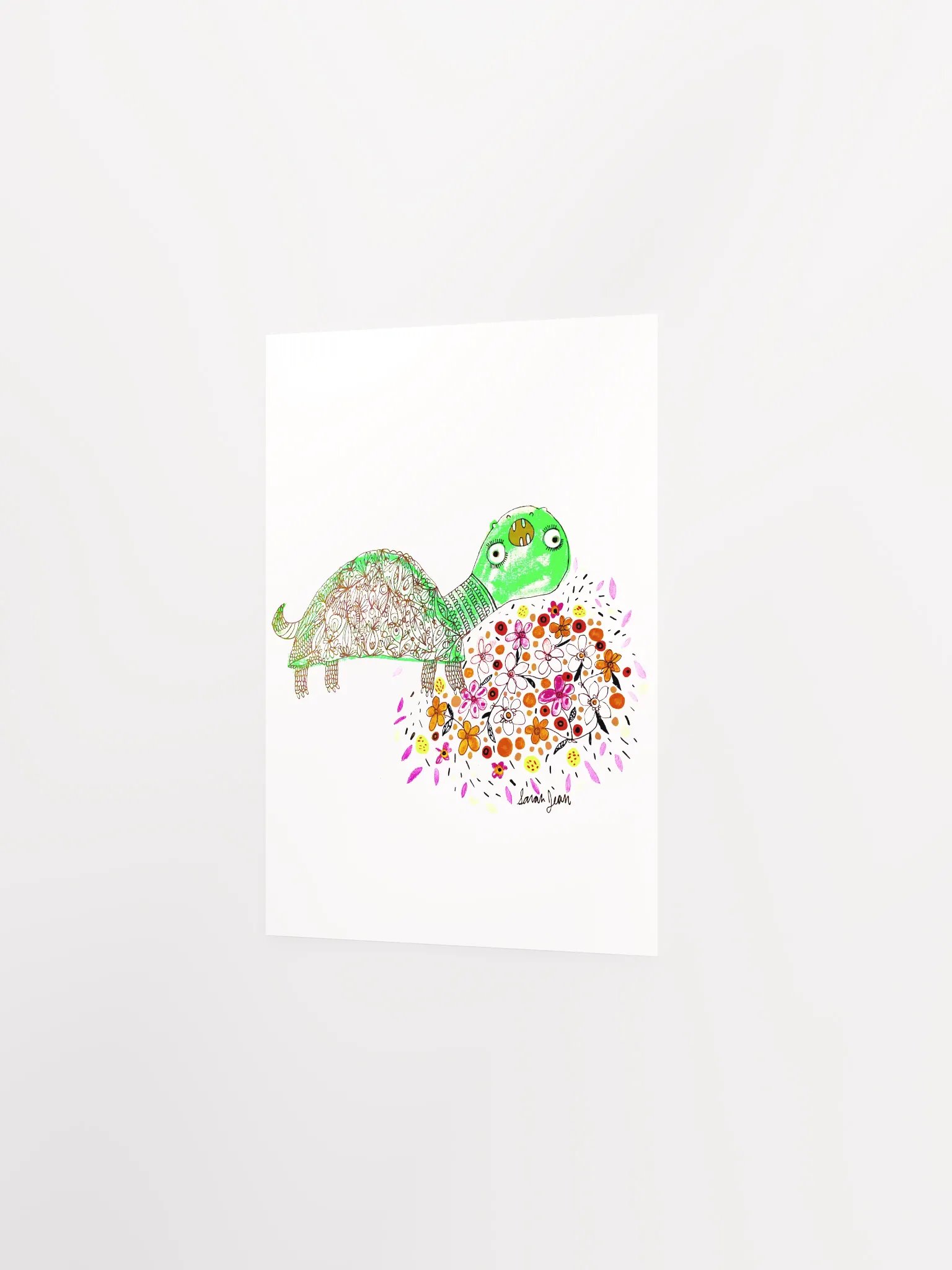 Happy Turtle matte poster product image (19)