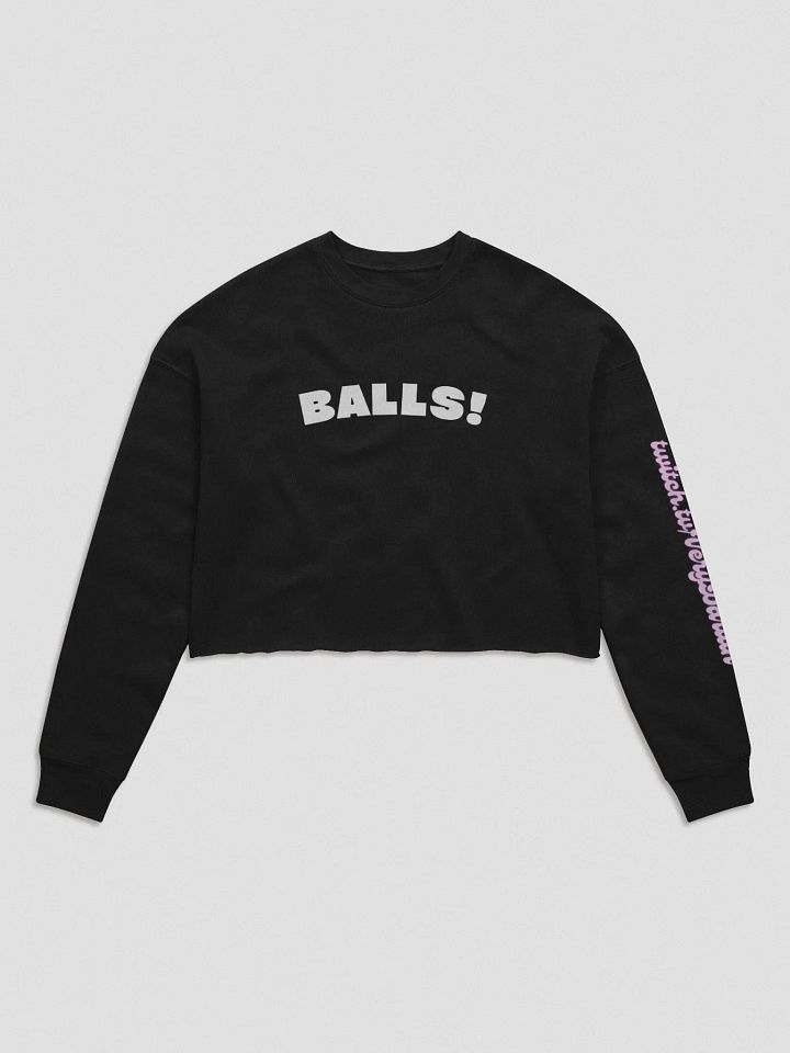 BALLS!™ Fleece Cropped Sweatshirt product image (5)