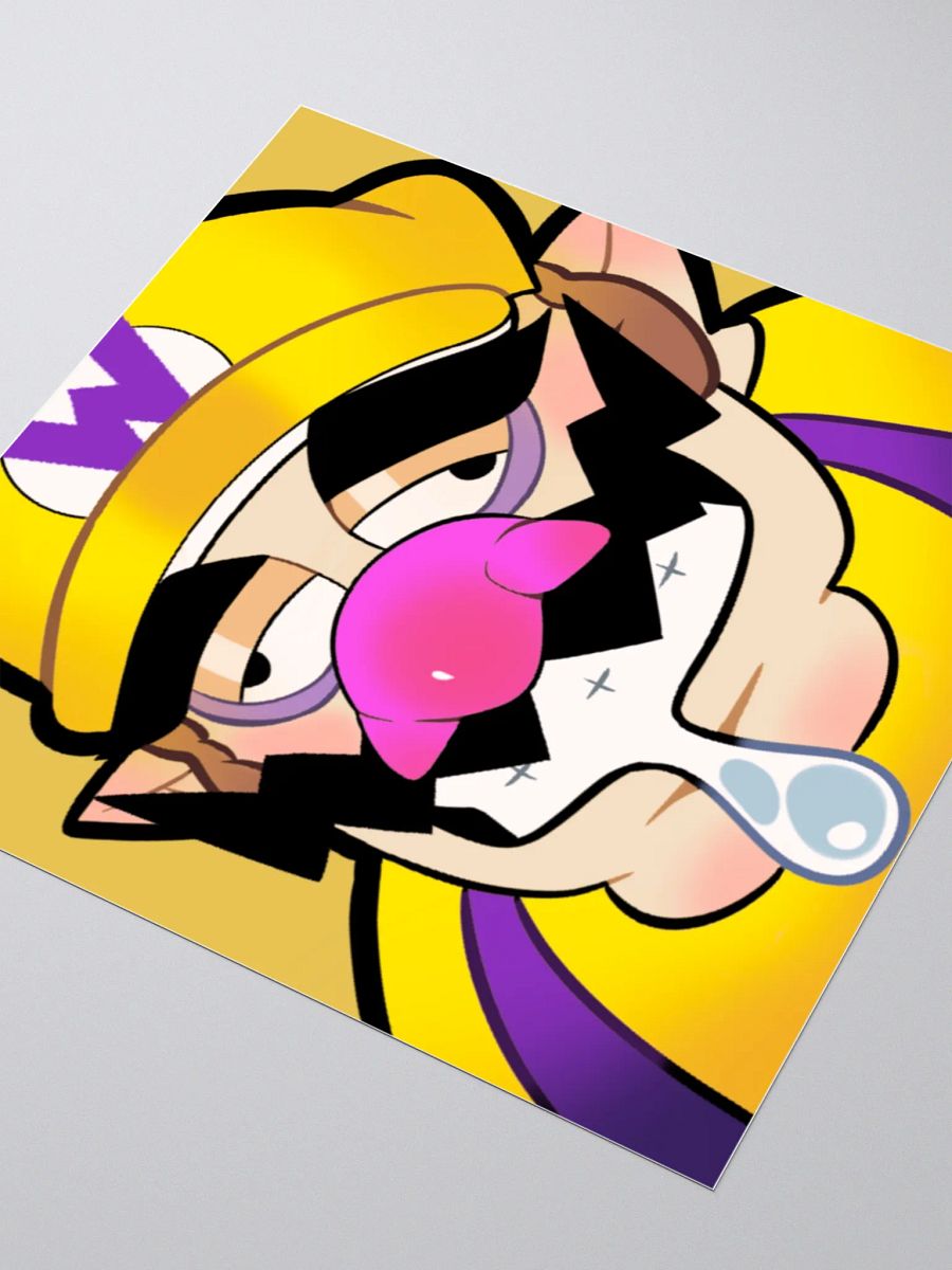 MARIOTHON WARIO STICKER product image (3)