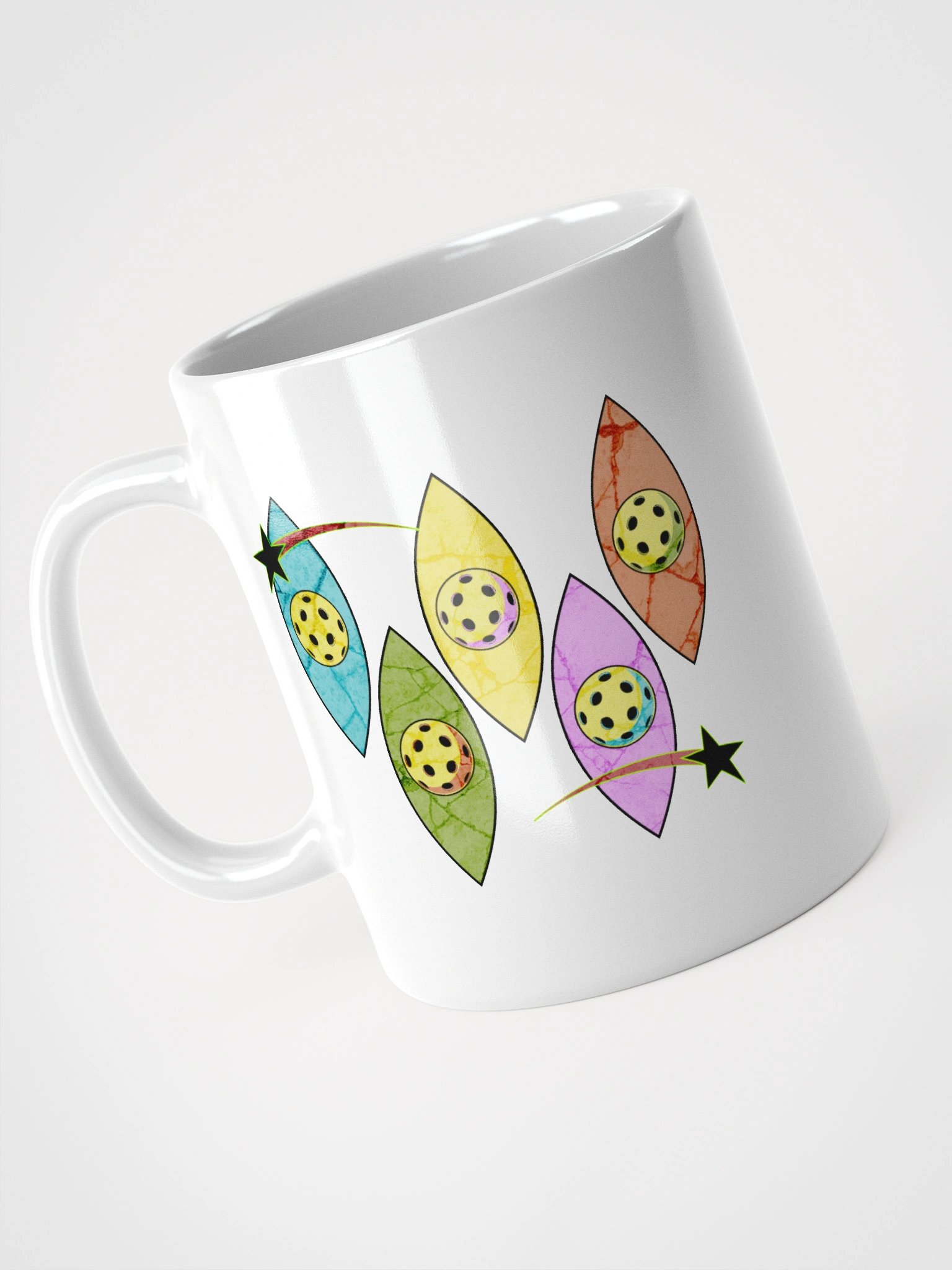 Mid Century y2K Pickleball Vibrant Delight Mug product image (2)