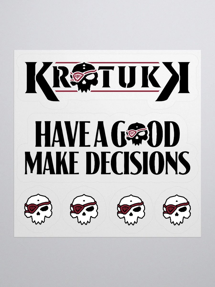 KroTukk Kiss Cut Stickers product image (2)