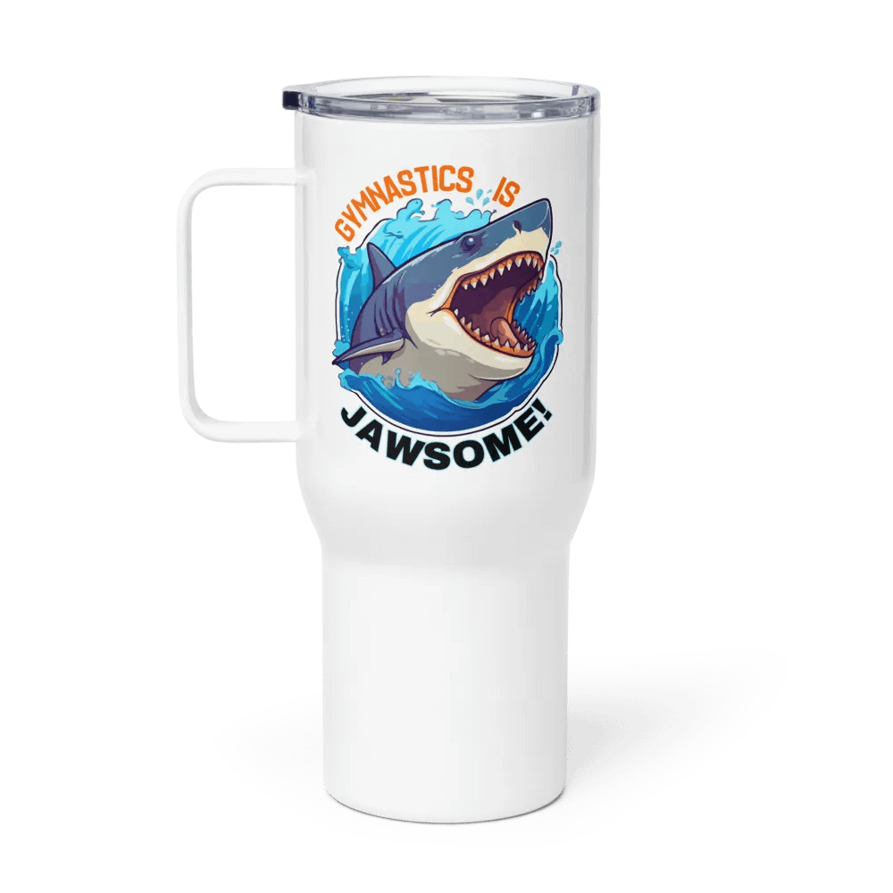 Gymnasticis is JAWSOME! Stainless Steel Travel Mug product image (4)