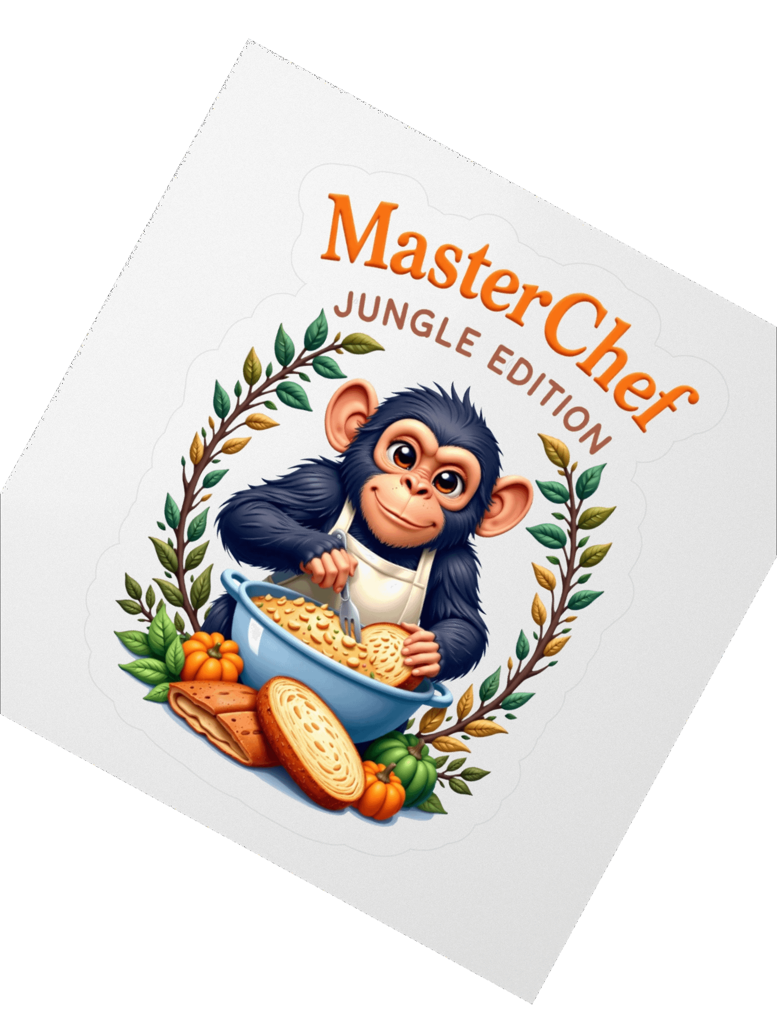 Jungle Chef Kiss Cut Stickers product image (6)