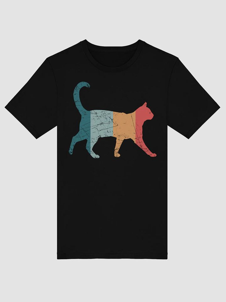 Retro Vintage Cat T-Shirt – Cool 70s Style Feline Tee for Cat Lovers product image (1)