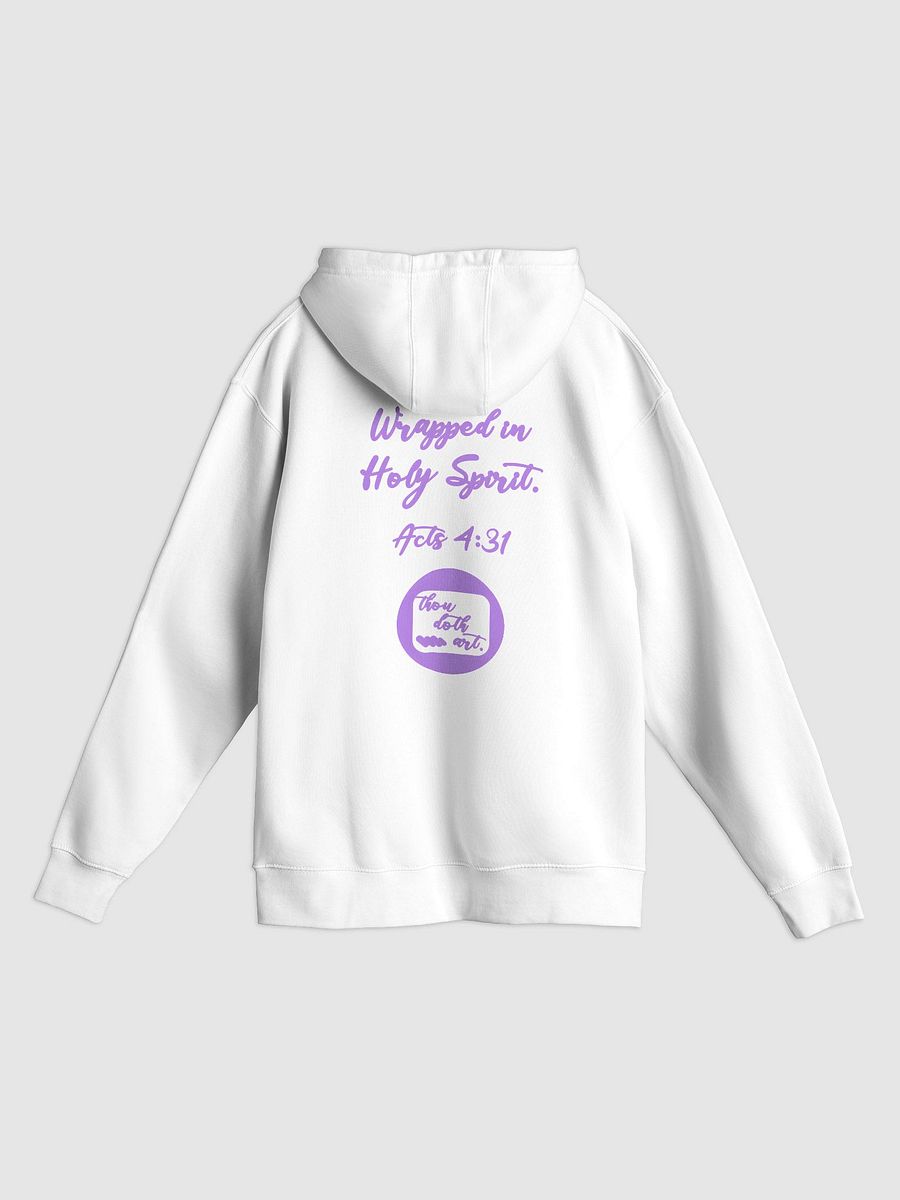 WRAPPED IN HOLY SPIRIT LAVENDER HOODIE product image (4)