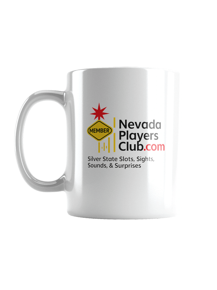 White Nevada Players Club Member Mug product image (1)