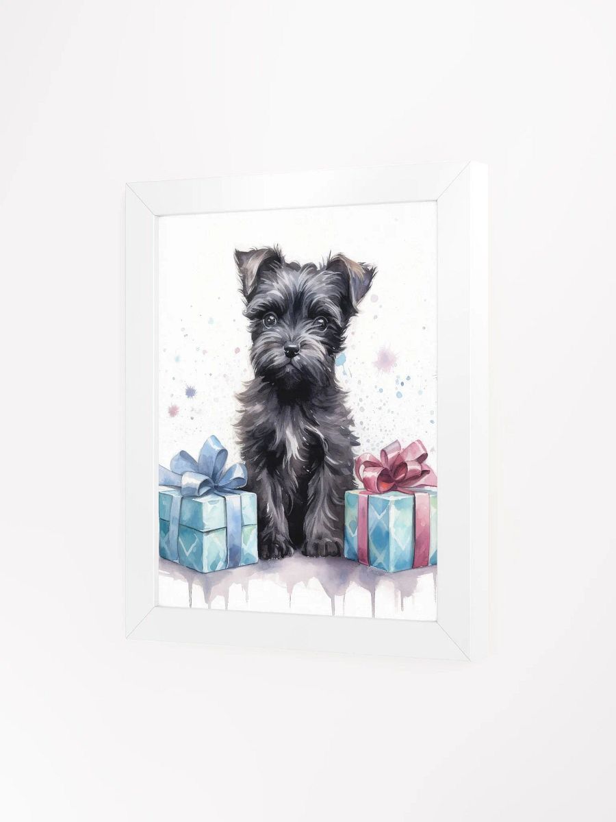 Affenpinscher Puppy With Birthday Presents Wall Art product image (51)