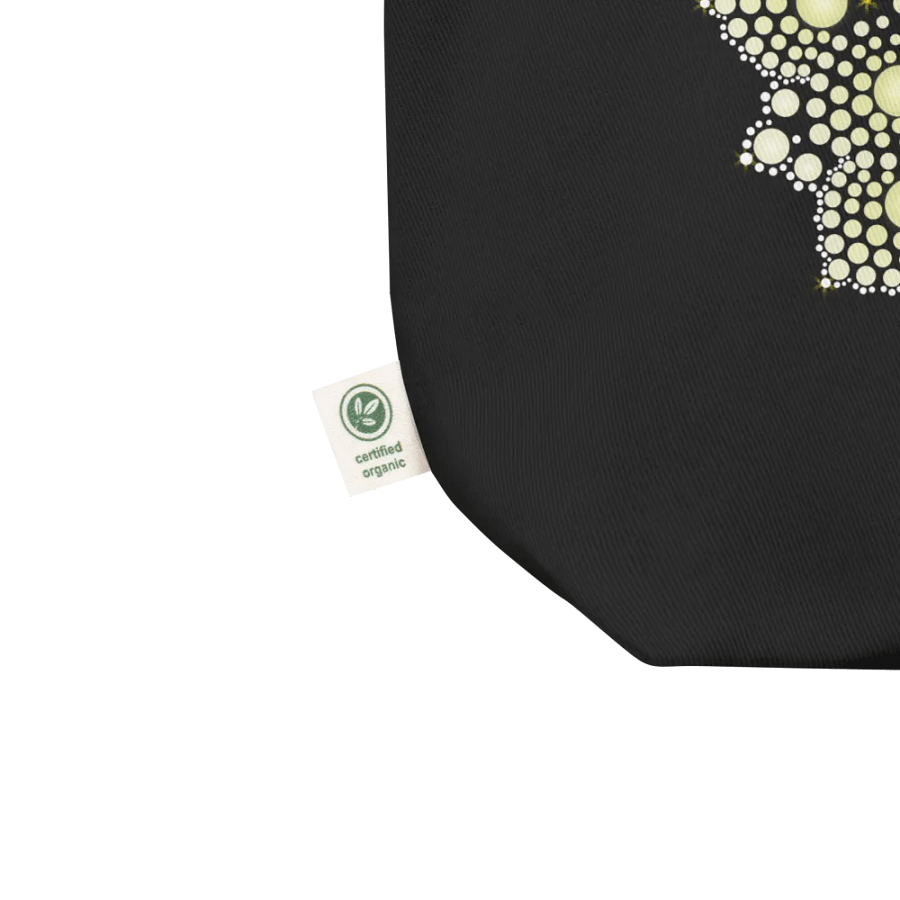 Yellow Dot Mandala Eco-Friendly Tote Bag product image (4)