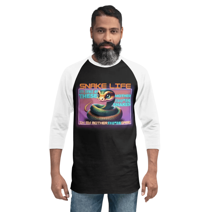 snake life men's 2 tone shirt product image (16)