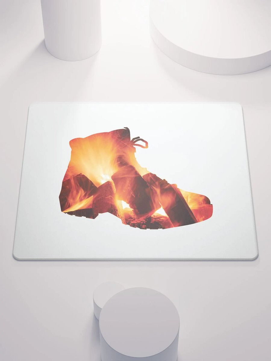 Fire In Hiking Boots Hiking, boots, outdoors, camping, relaxing, hiking boots, adventure, away from home, nature, travel, mountain, forest, wild, trees, sunset, retro, souvenir, distressed. product image (2)