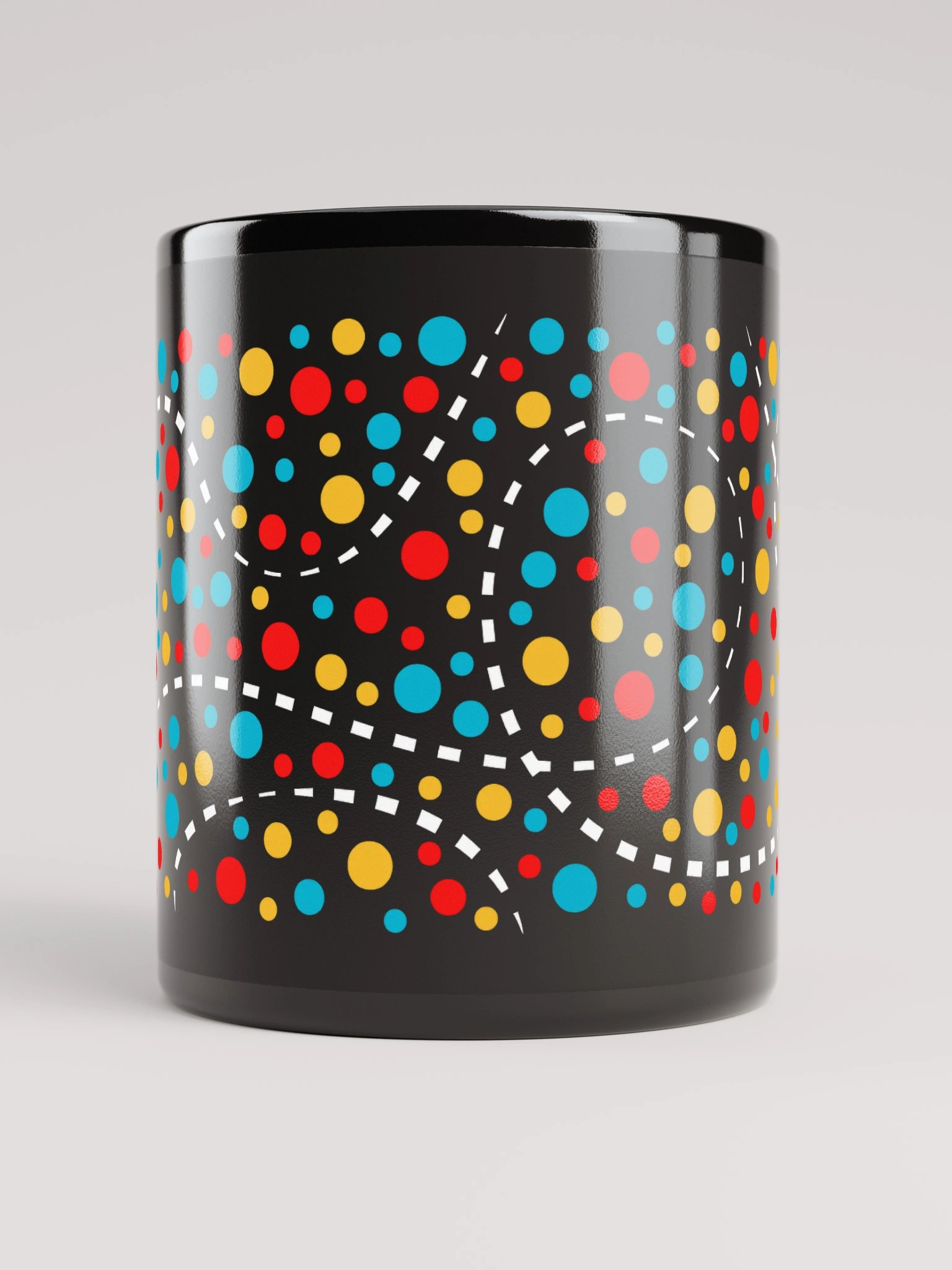 Mug - Dashes & Dots - Black product image (5)