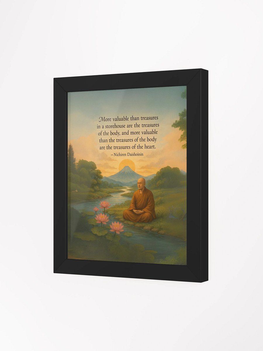 Treasures of the Heart – Nichiren Daishonin Framed Poster for Inner Peace product image (3)