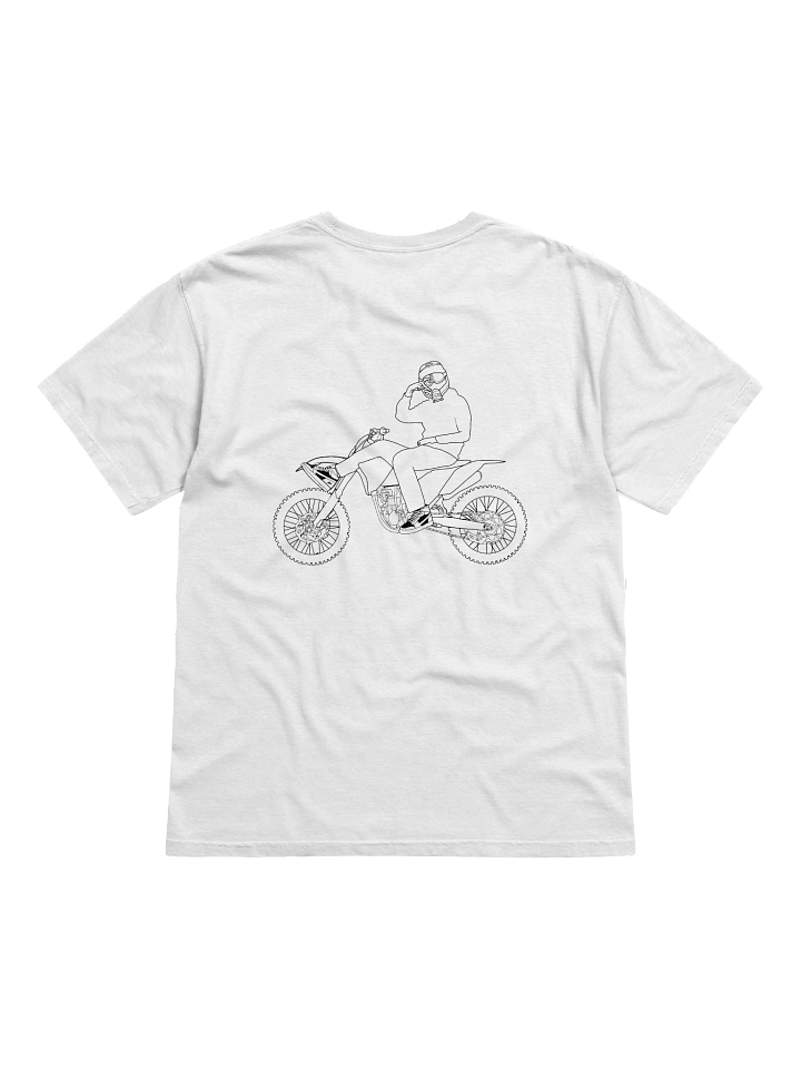 Bike and signature outline (Black) | Shirt product image (66)