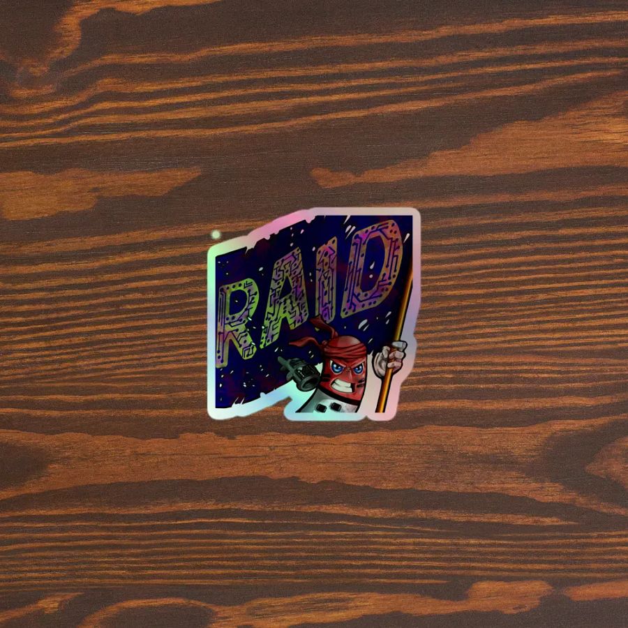 Raid! - Sticker Olografico product image (5)