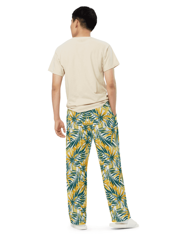 Tropical Summer | Unisex Wide-Leg Pants product image (6)