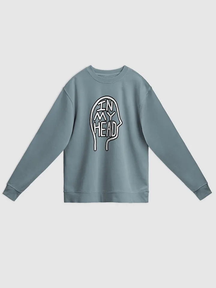 In My Head (lined design) printed pigment crewneck product image (19)