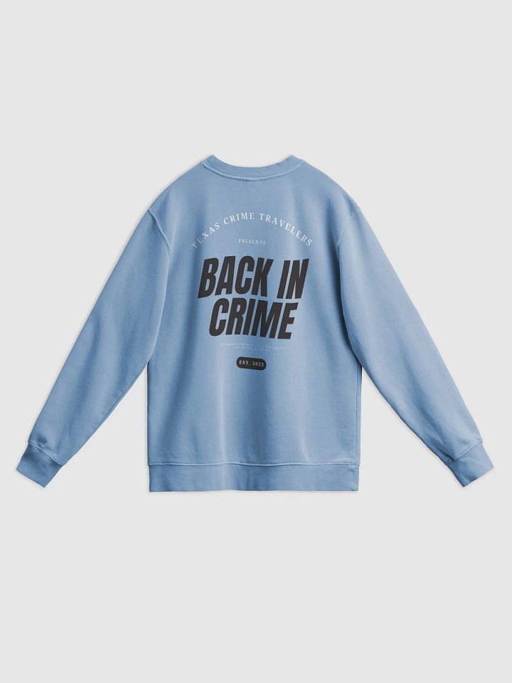 Back in Crime Vintage Washed Crewneck product image (3)