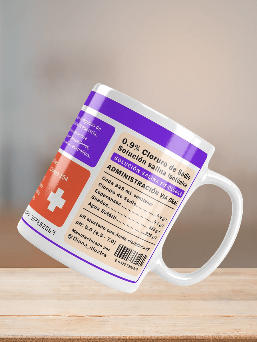 "Lágrimas de estudiante de maestría" (SPANISH) Ceramic mug product image (8)