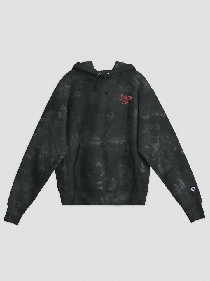 JUNOO CAT X CHAMPION TIE DYE HOODIE product image (2)