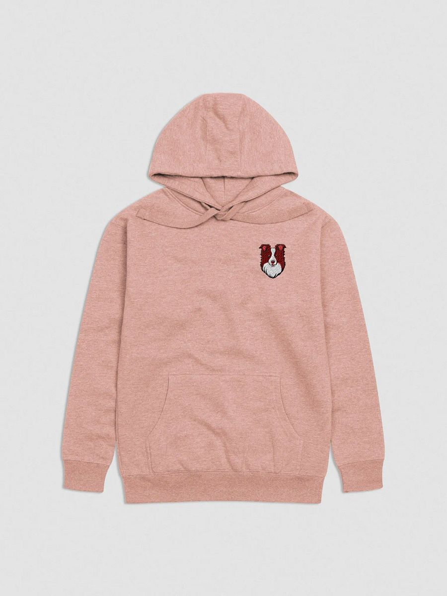 Fluffy Red Border Collie Embroidered Premium Hoodie product image (6)
