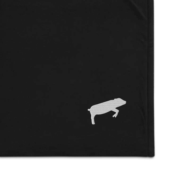 Leaping Pig Logo (Port Authority Embroidered Premium Sherpa Blanket) product image (2)