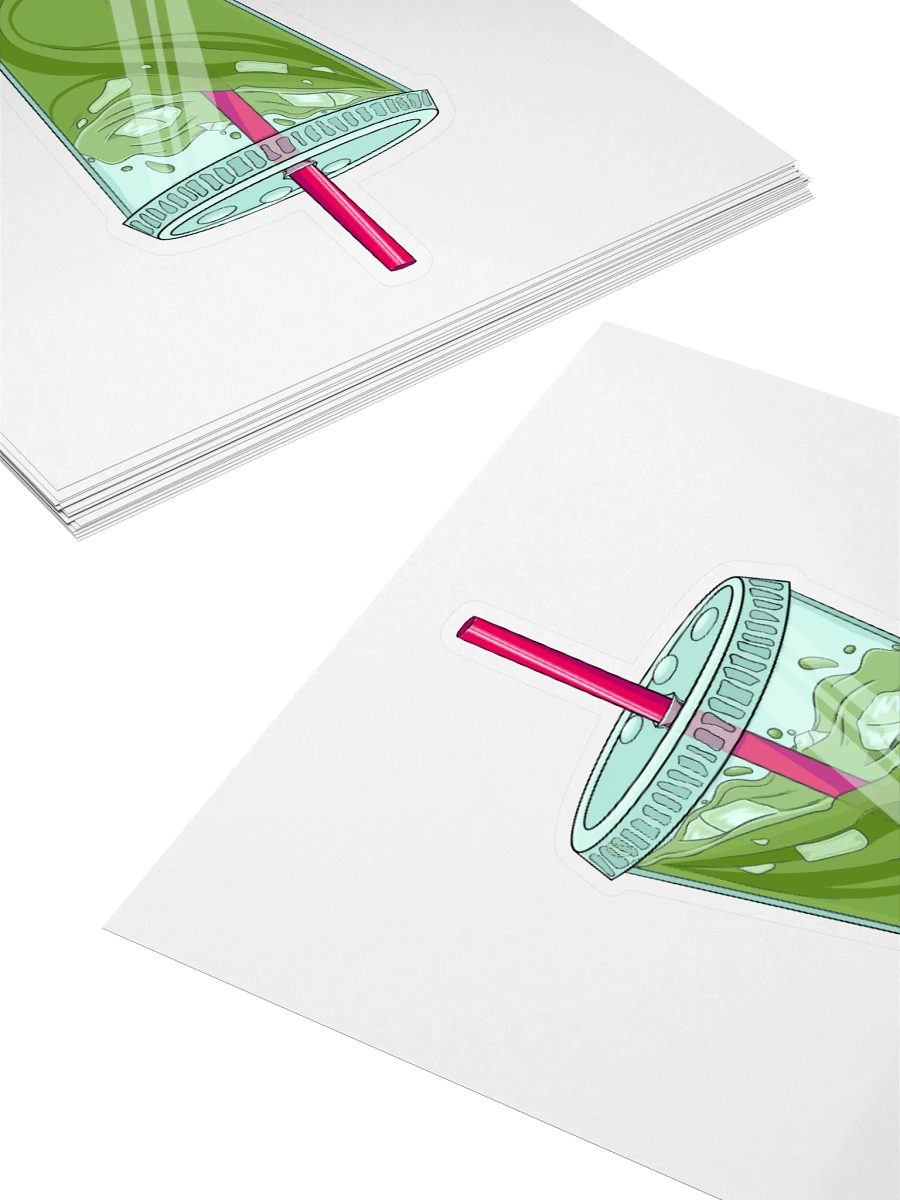 Iced Matcha sticker product image (4)