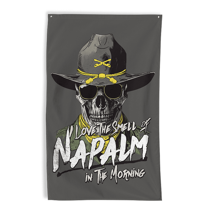 Napalm in the Morning Wall Flag product image (1)