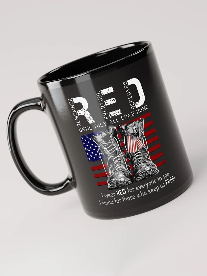 Red Until They All Come Home - Black Mug product image (1)