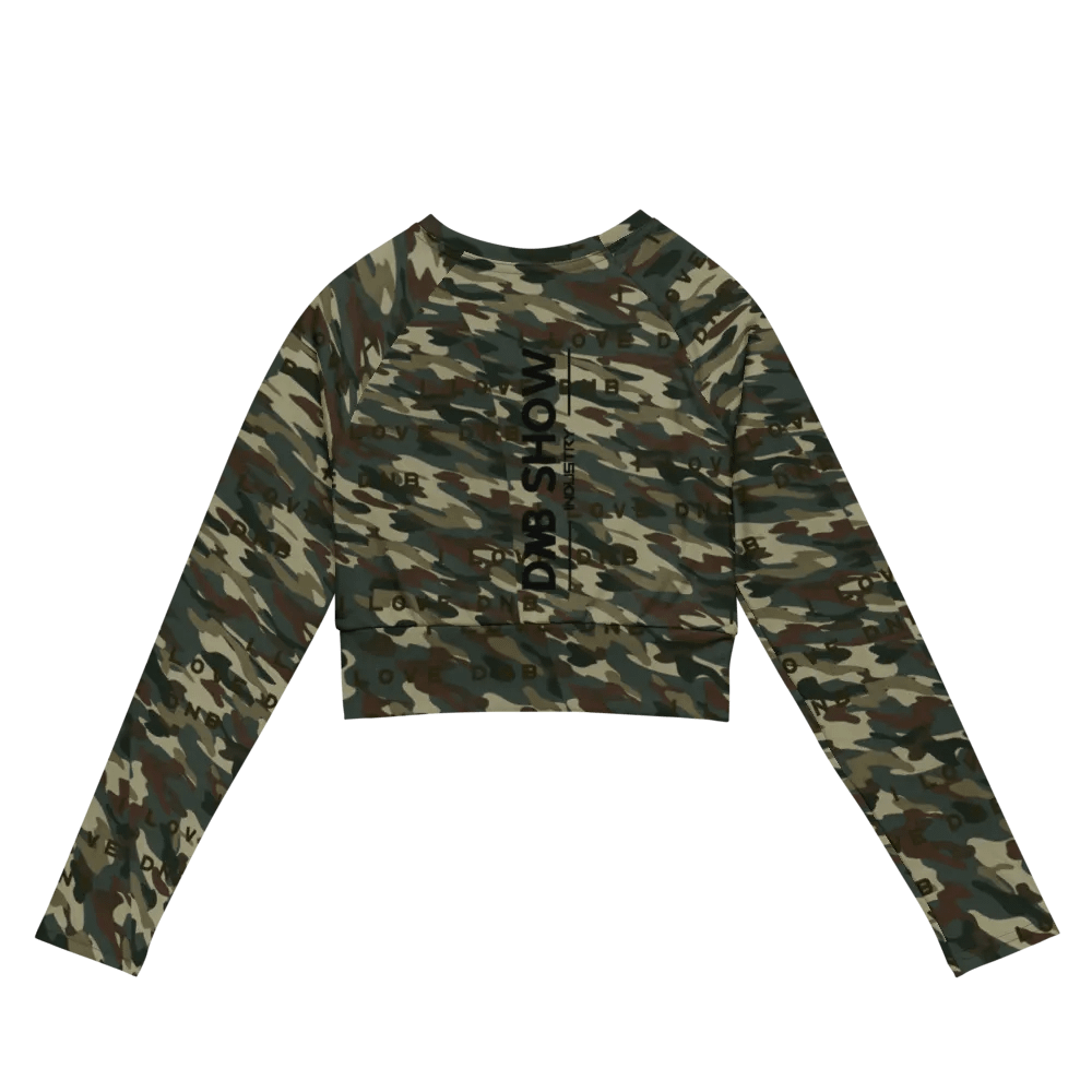 I Love DNB Camo Crop Top product image (7)
