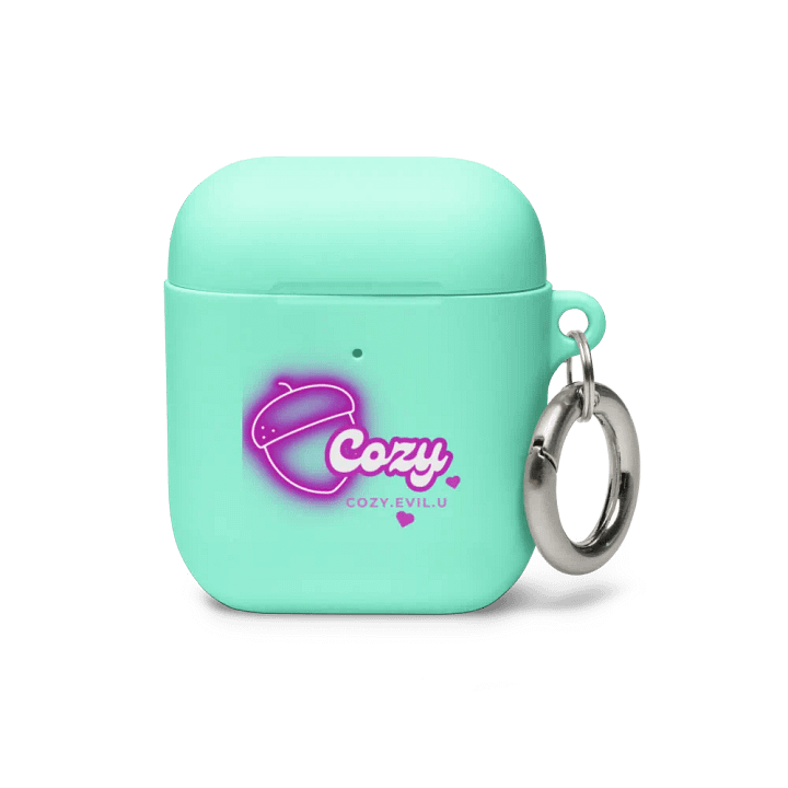 Mint Cozy AirPods Case product image (2)