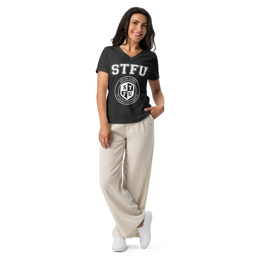 Women's Relaxed V-Neck T-Shirt Dark Colors product image (35)