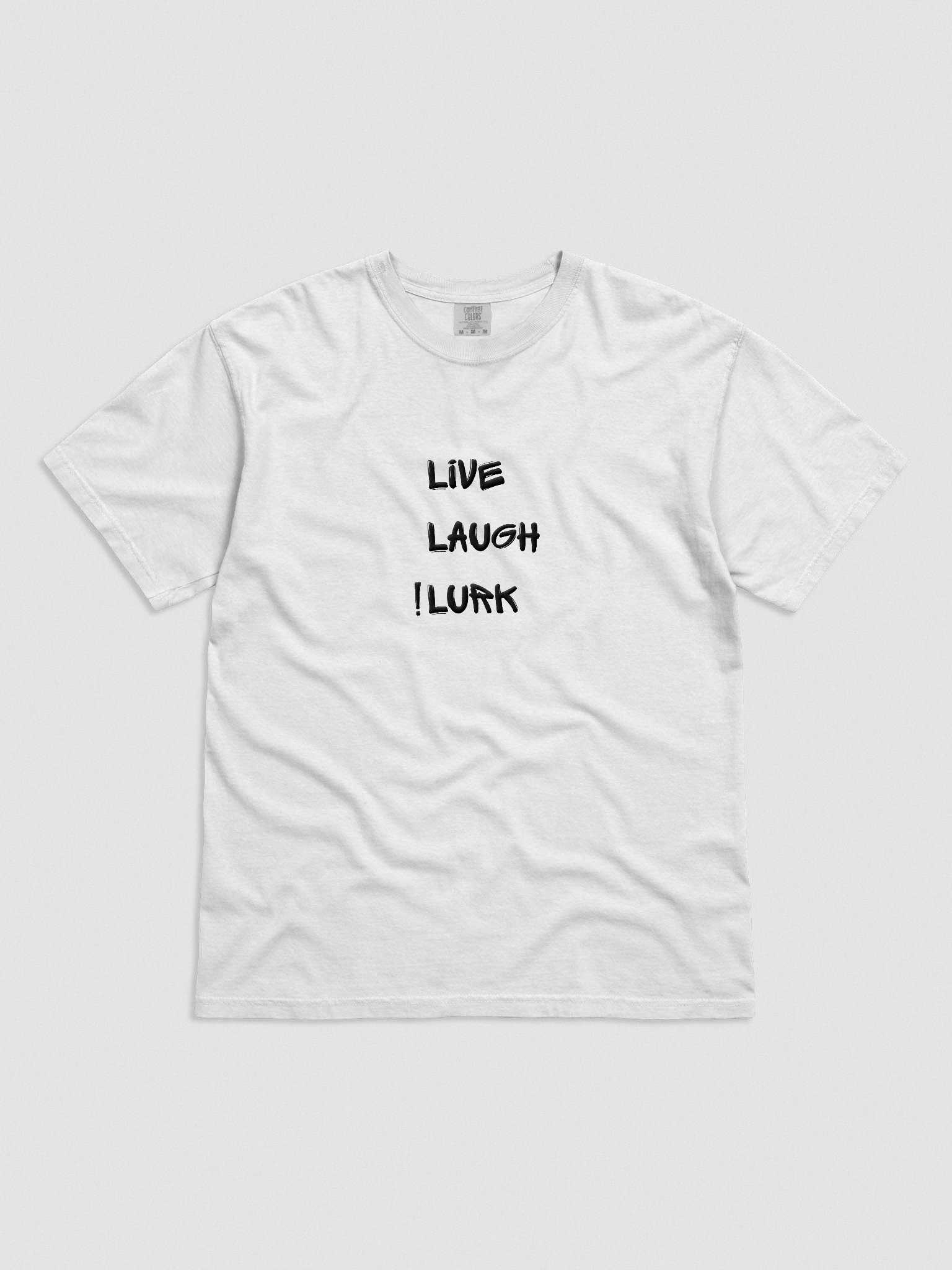 Live, Laugh, Lurk Embroidered Tee (Light Colors) product image (37)