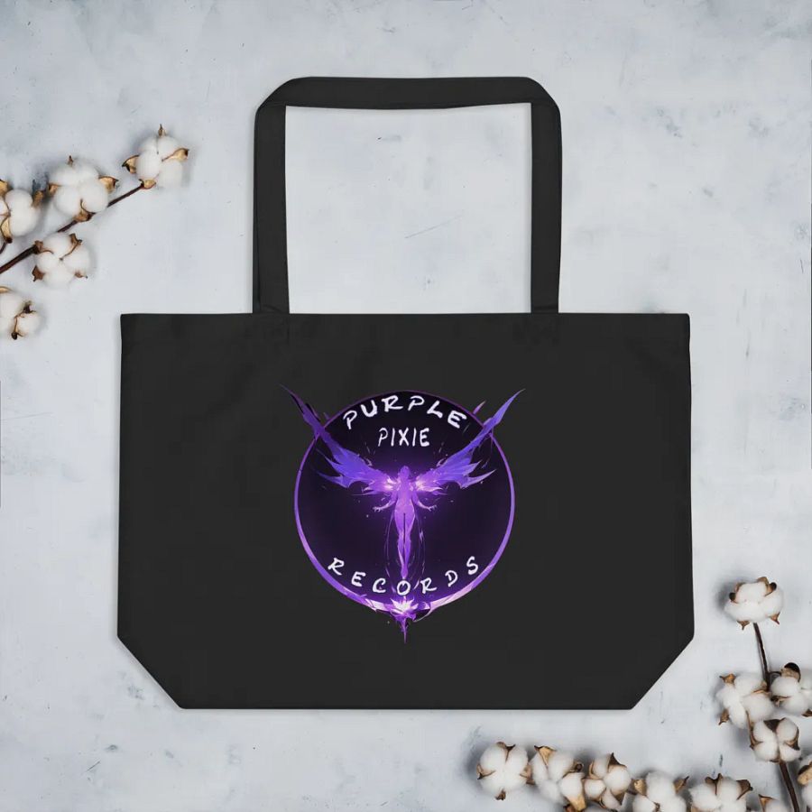 Purple Pixie Records Tote Bag product image (4)