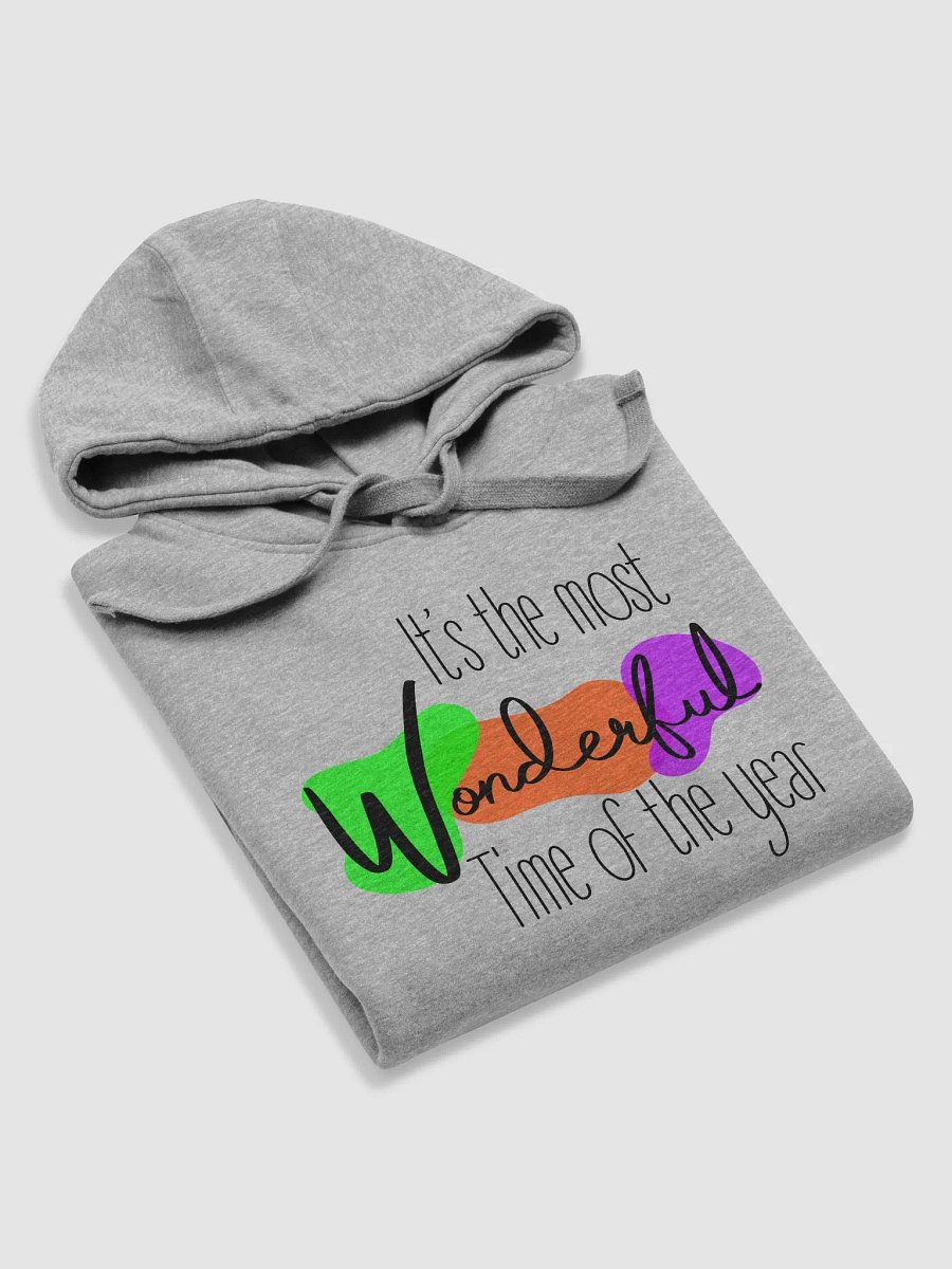 Most wonderful time of Year is Fall Cotton Unisex Hoodie product image (5)