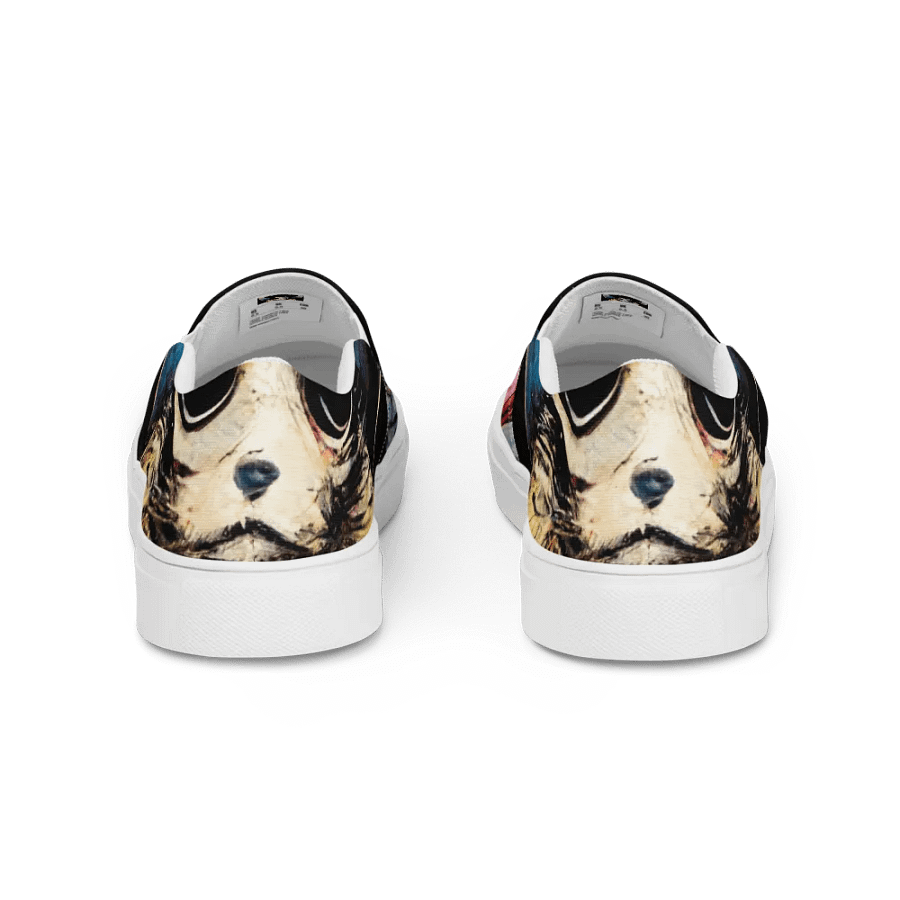 Mystical Cat Dreams Men's premium canvas Slip On Shoes product image (4)