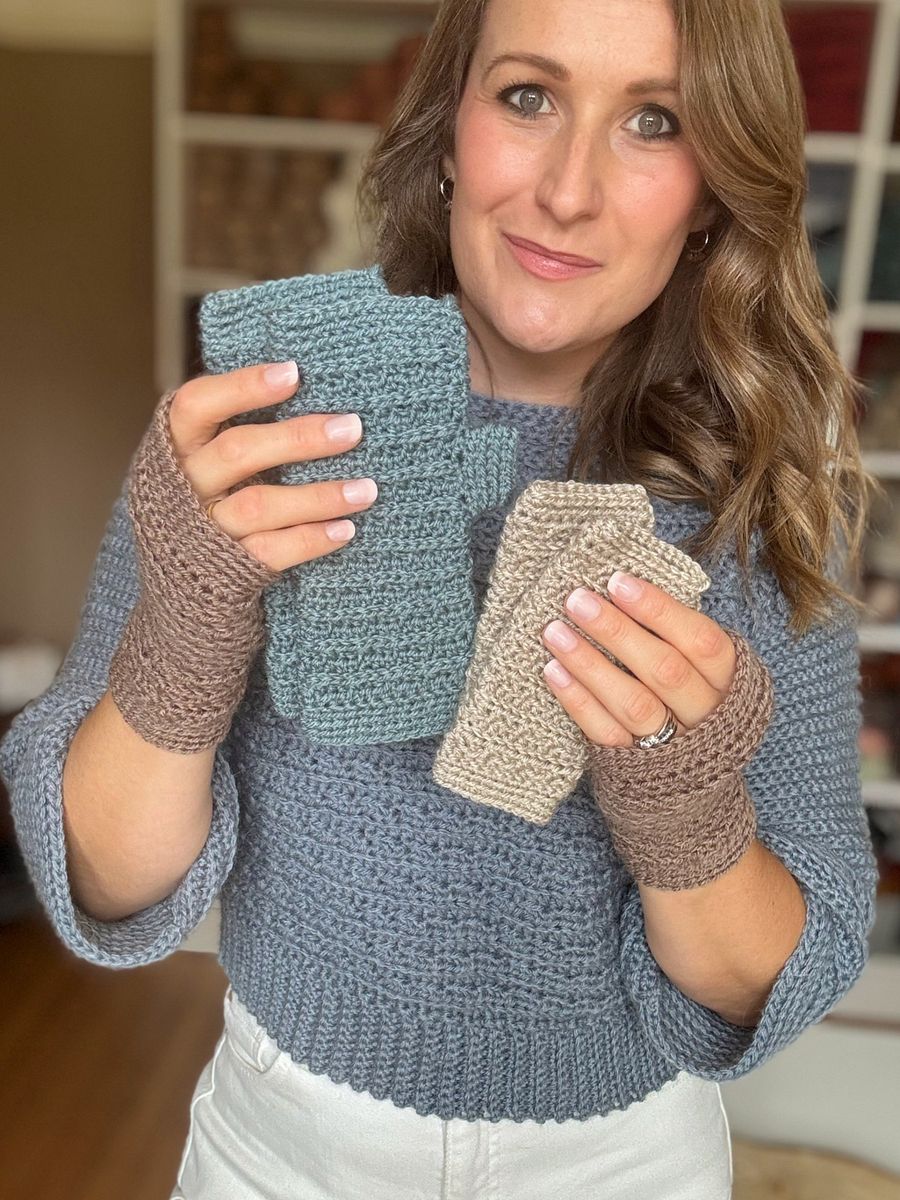 Mystical Mitts - Crochet Fingerless Mitts Pattern Child to Adult Sizes product image (8)