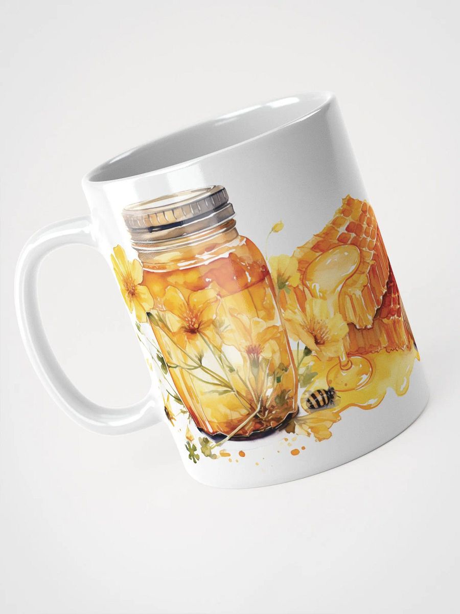 Honey Bliss White Glossy Mug product image (4)