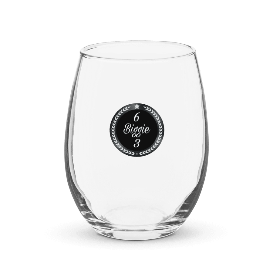 Biggie63 Emblem Stemless Wine Glass product image (1)