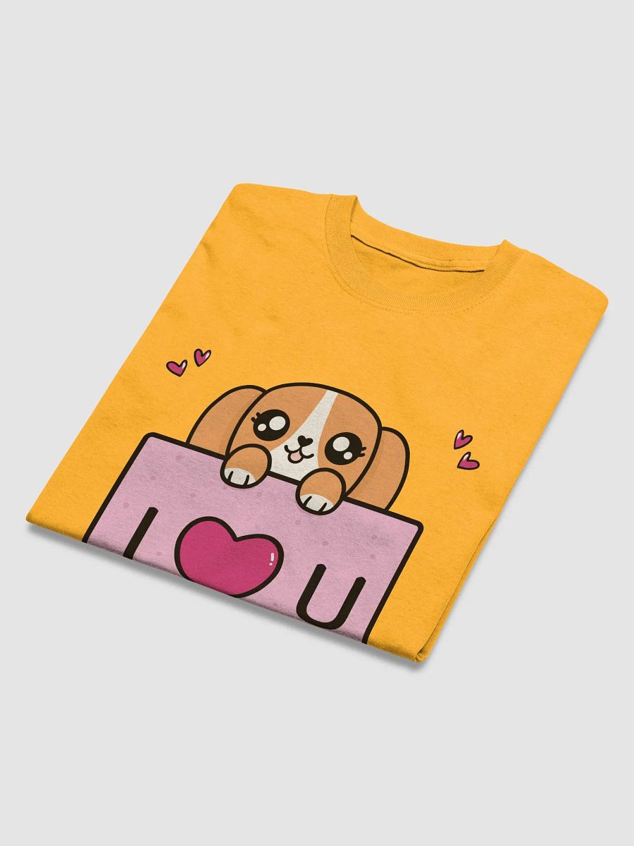 Adorable Love Dog Cartoon T-Shirt product image (12)