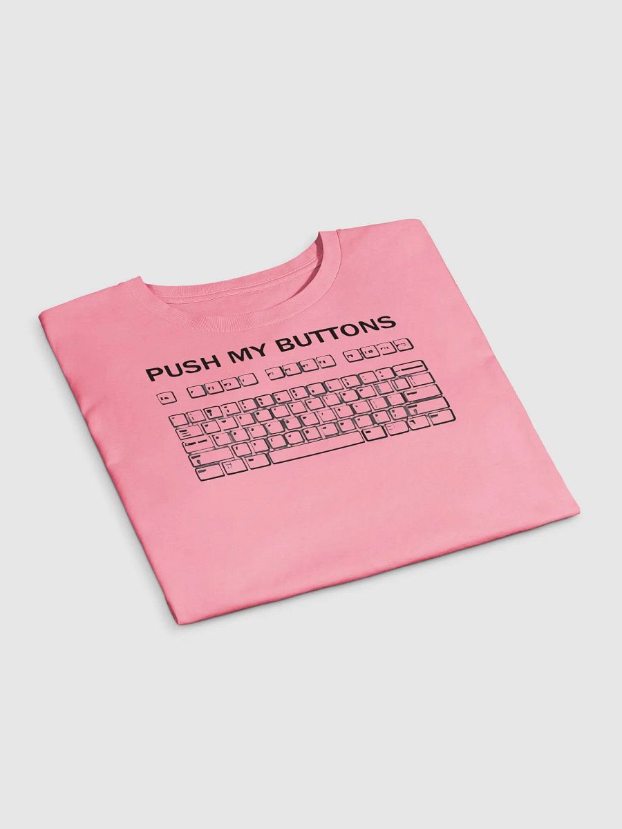 Pink Crop Top with Keyboard Design product image (2)