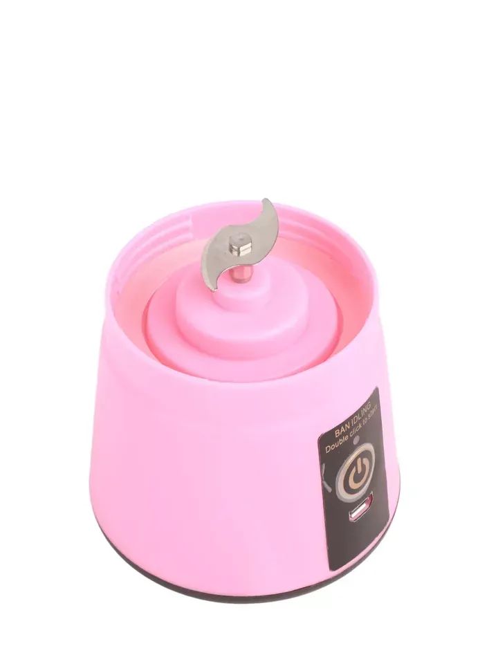 Juicer Portable Juicer Machine Two Leaf Stainless Steel Blade Plastic 2000mAh Re product image (3)