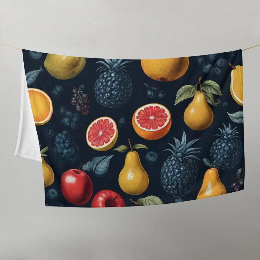 Tasty Fruit Pattern Throw Blanket product image (21)
