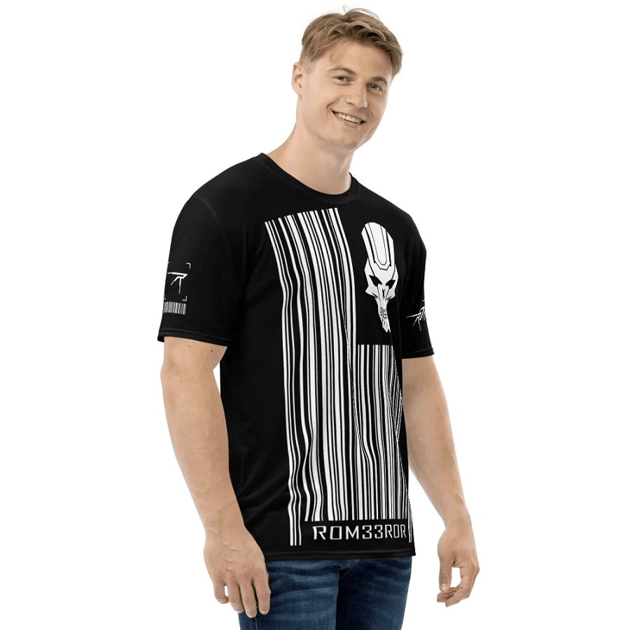 ROM33ROR American Flag Shirt Black (AOP) product image (4)