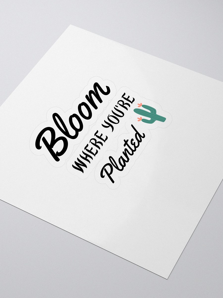 Blooming Cactus Kiss Cut Stickers product image (3)