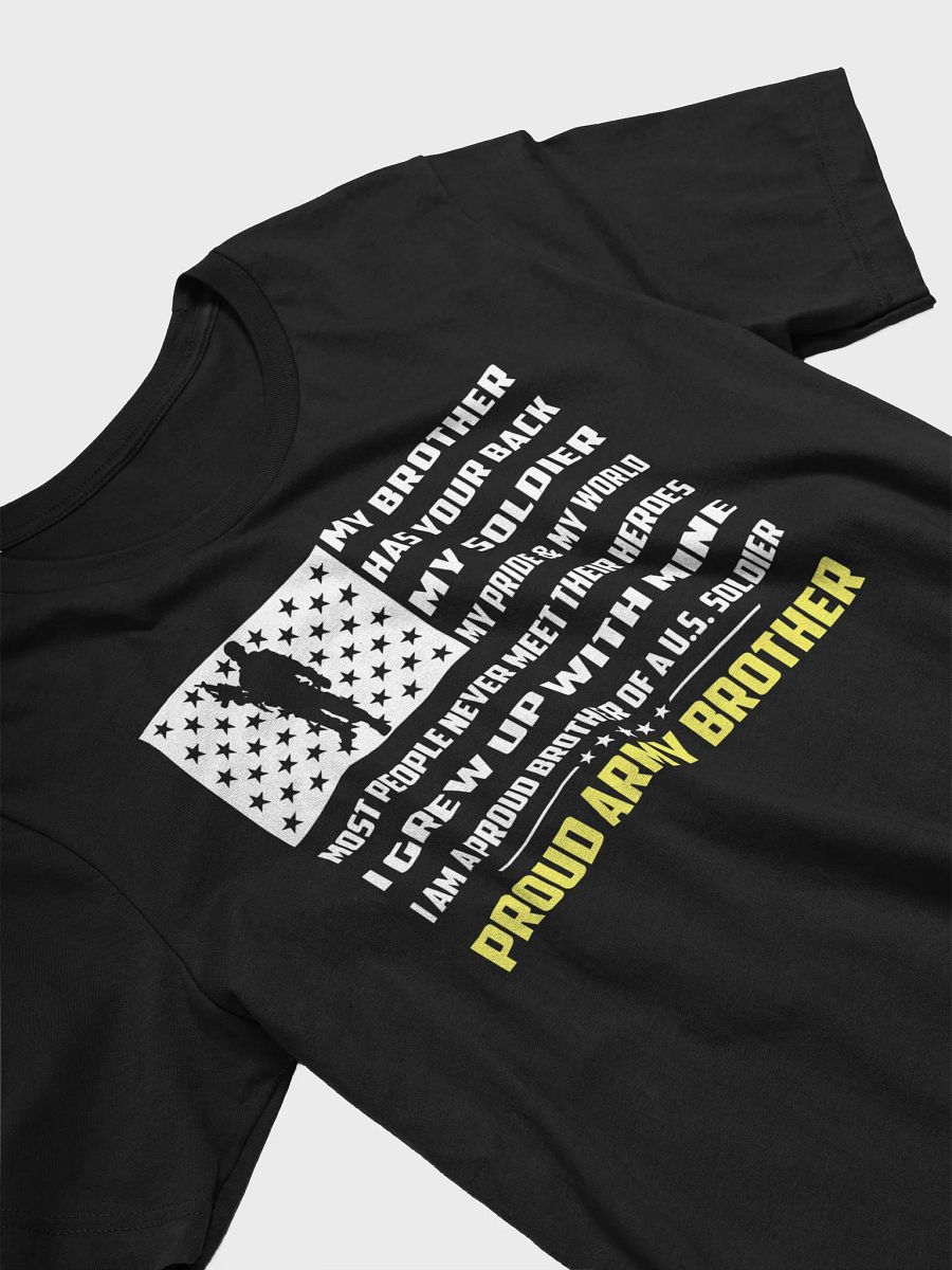 Proud Army Brother - Adult T-Shirt product image (3)