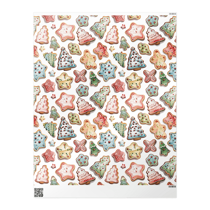 Christmas Cookies for Santa Wrapping Paper product image (2)