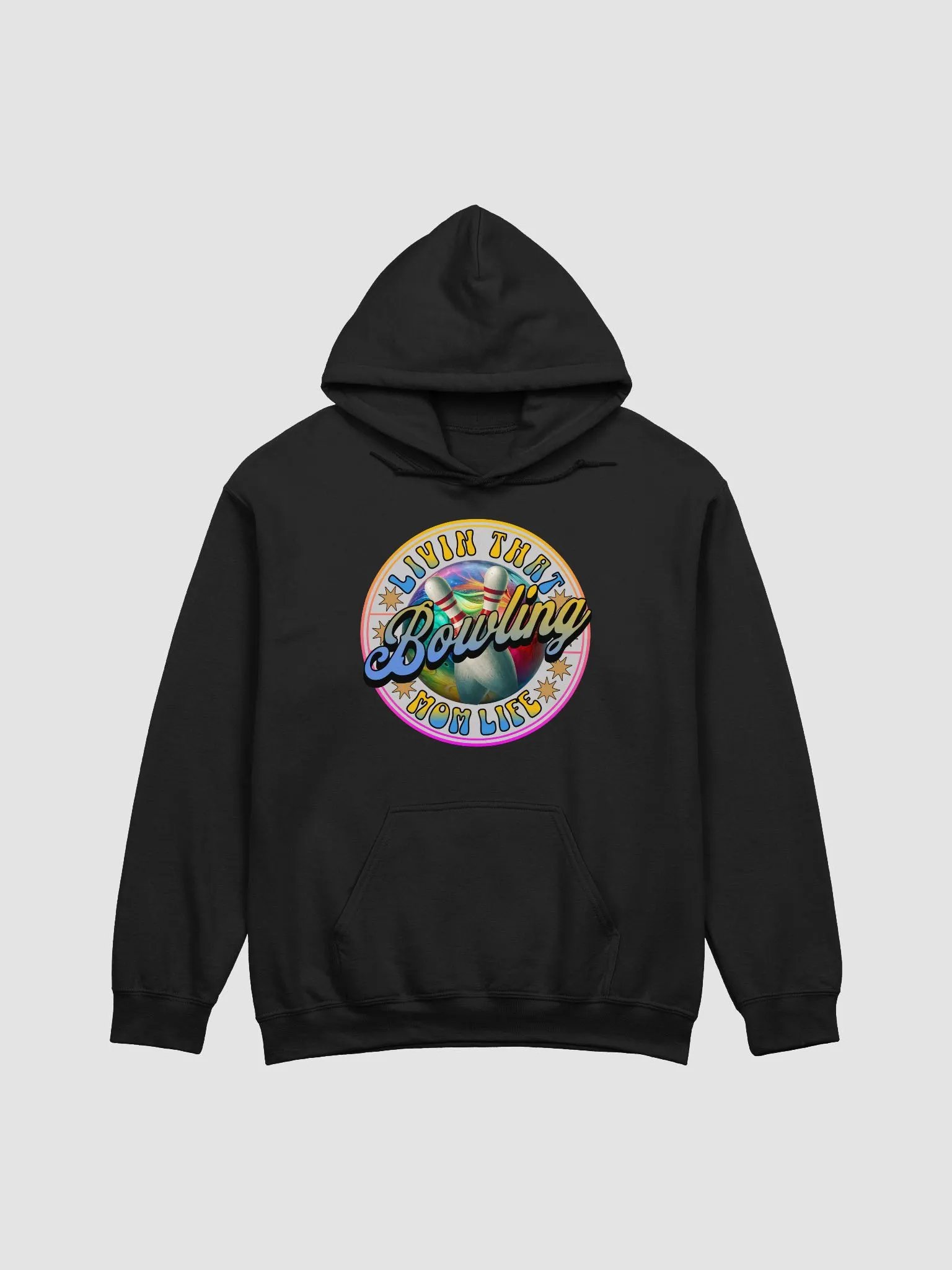Livin That Bowling Mom Life Classic Hoodie product image (3)