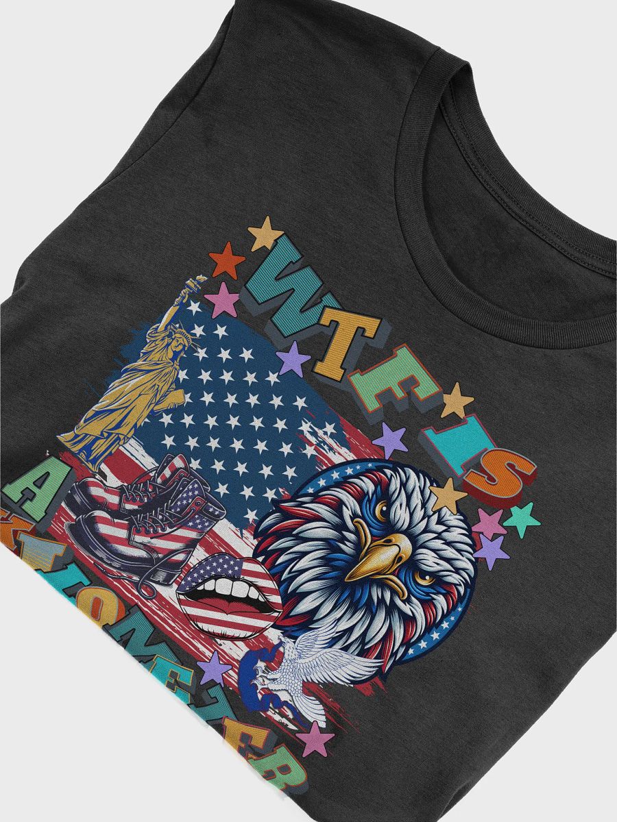 WTF Is A Kilometer American Pride T-Shirt product image (3)
