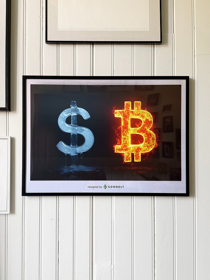 Cowbolt, Melting Dollar Sign Print product image (1)
