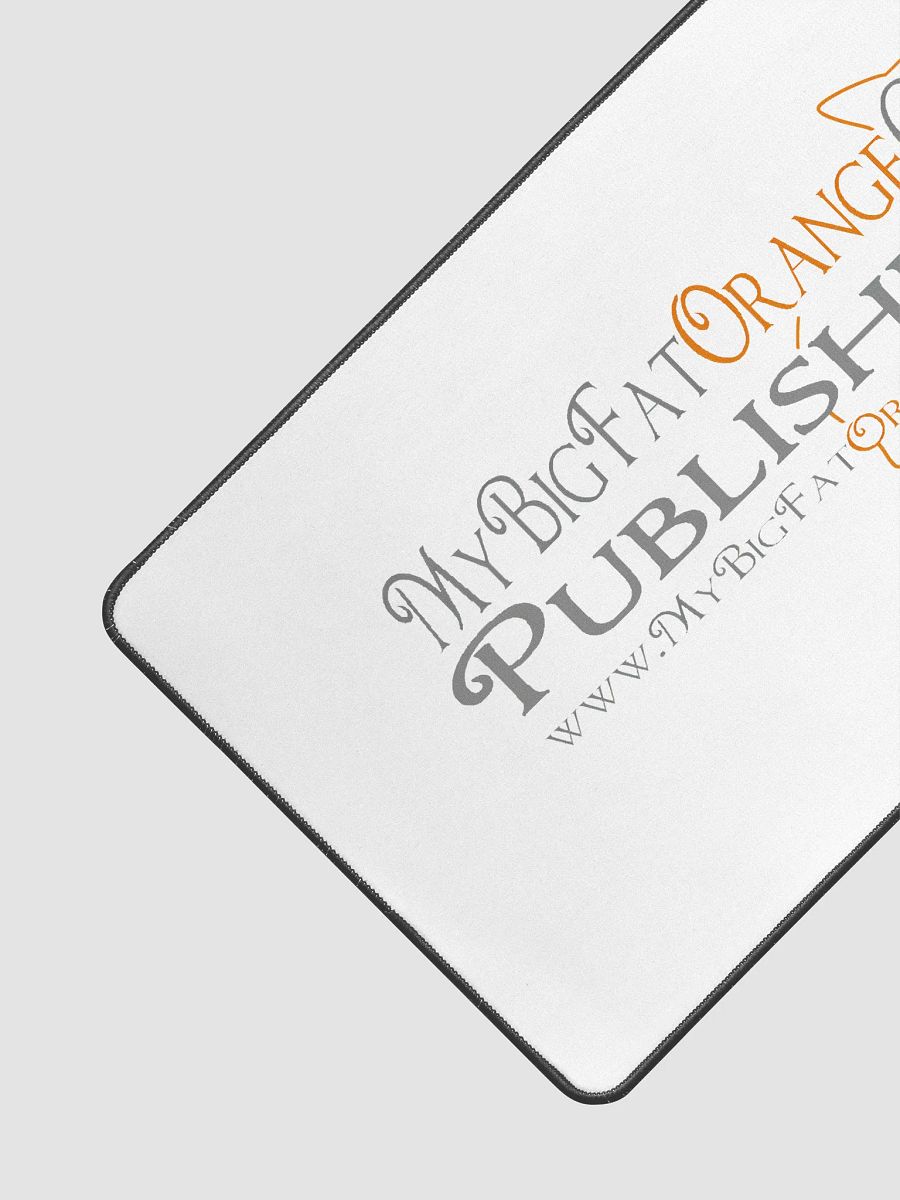 My Big Fat Orange Cat Logo Desk Mat product image (3)